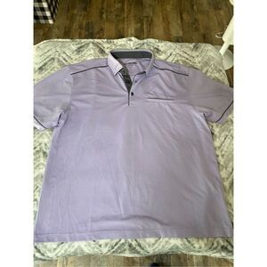 G Mac Shirt Men's X Large Short Sleeve Golf Collared Gray Polo Golf Men